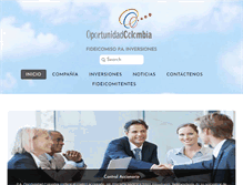 Tablet Screenshot of oportunidadcolombia.com
